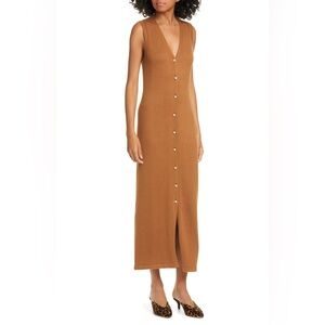 STAUD Bo Midi Sweater Dress